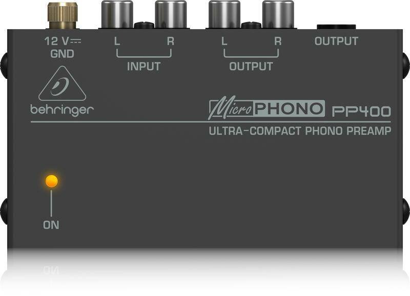 Behringer PP400 Предусилитель-корректор для проигрывателей виниловых дисков (Phono)