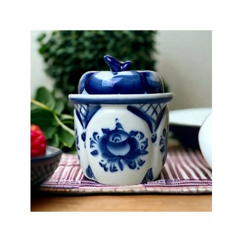 Банка для сыпучих продуктов фарфоровая 250 мл 1134₽