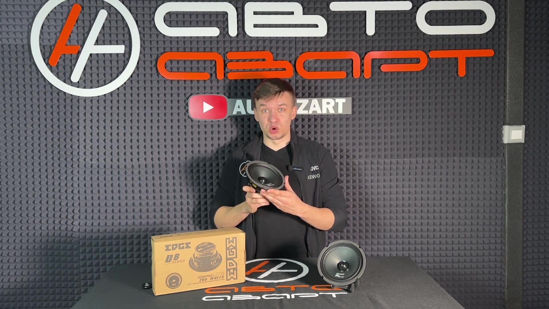Акустика EDGE EDBPRO6 LITE, 130 Вт, 6.5 дюймов, 70 Гц - 10 кГц, черный — фото 1