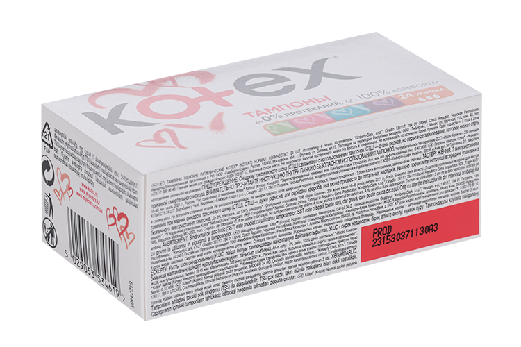 Тампоны Котекс нормал, 24 шт. — фото 1