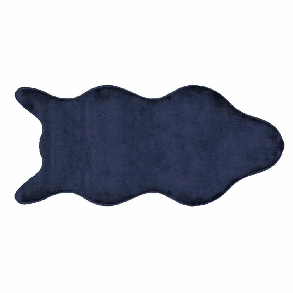 Ковер Plato Hali Vitrin 4086 Plain Navy Blue Фигурный (0.8x1.5 м)