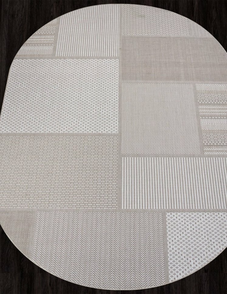 Ковер S139 - BEIGE - Овал - коллекция KAIR (1.6 х 2.3 м)