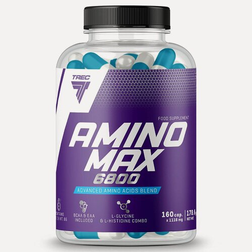 Изображение товара Аминокислотный комплекс Trec Nutrition Amino Max 6800 160 капсул