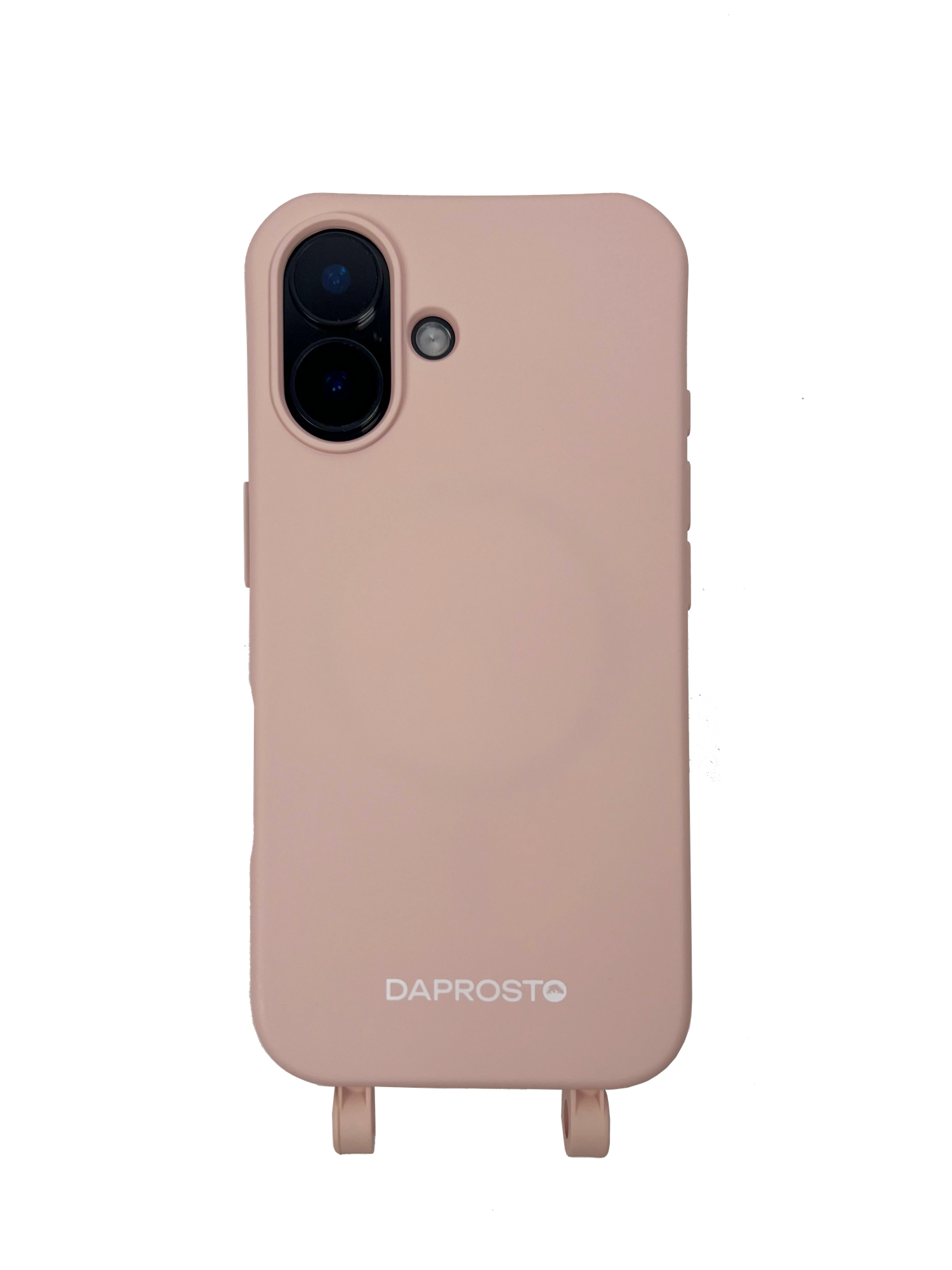 Чехол для iPhone 16 MagSafe съемное крепление для шнурка из TPU DAPROSTO Pink Velvet (без шнурка) — фото 1