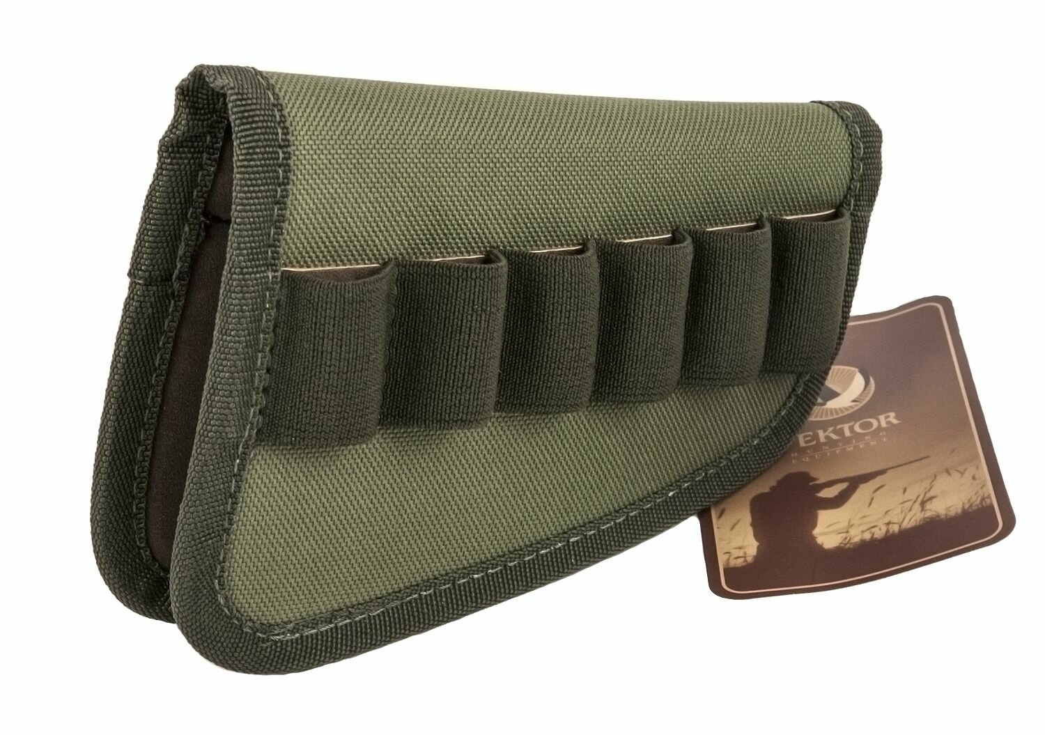 Патронташ на приклад для 6 патронов 12, 16, 20 калибра — фото 1