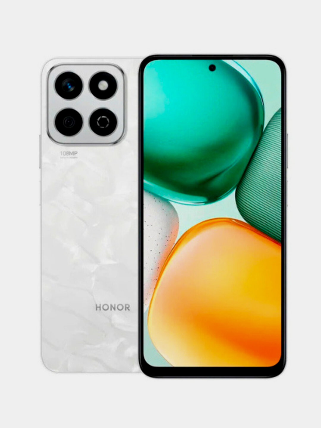 Смартфон Honor X7c 6/128GB, 108MP, 120Hz, 5200mAh Белый, Диагональ 6.77"