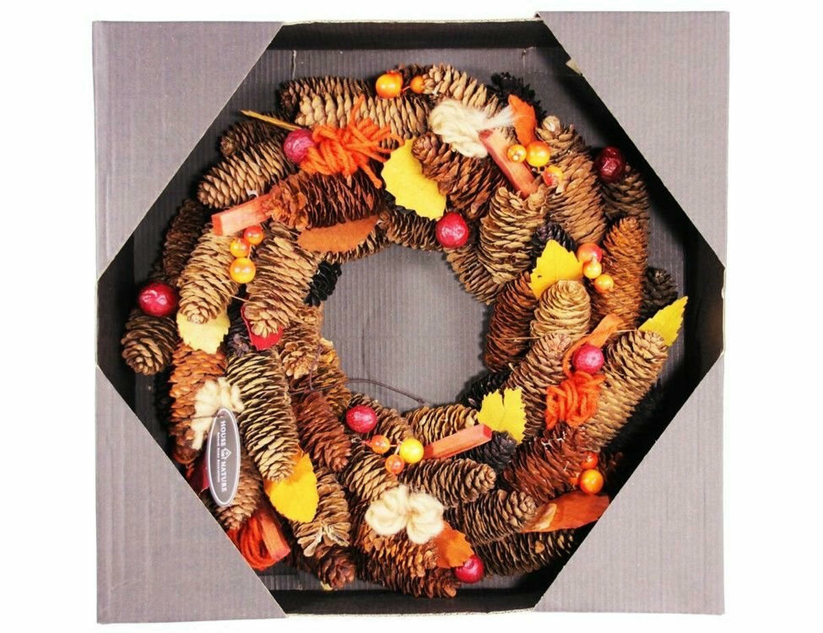Венок из шишек, 36 см, Hogewoning — фото 1
