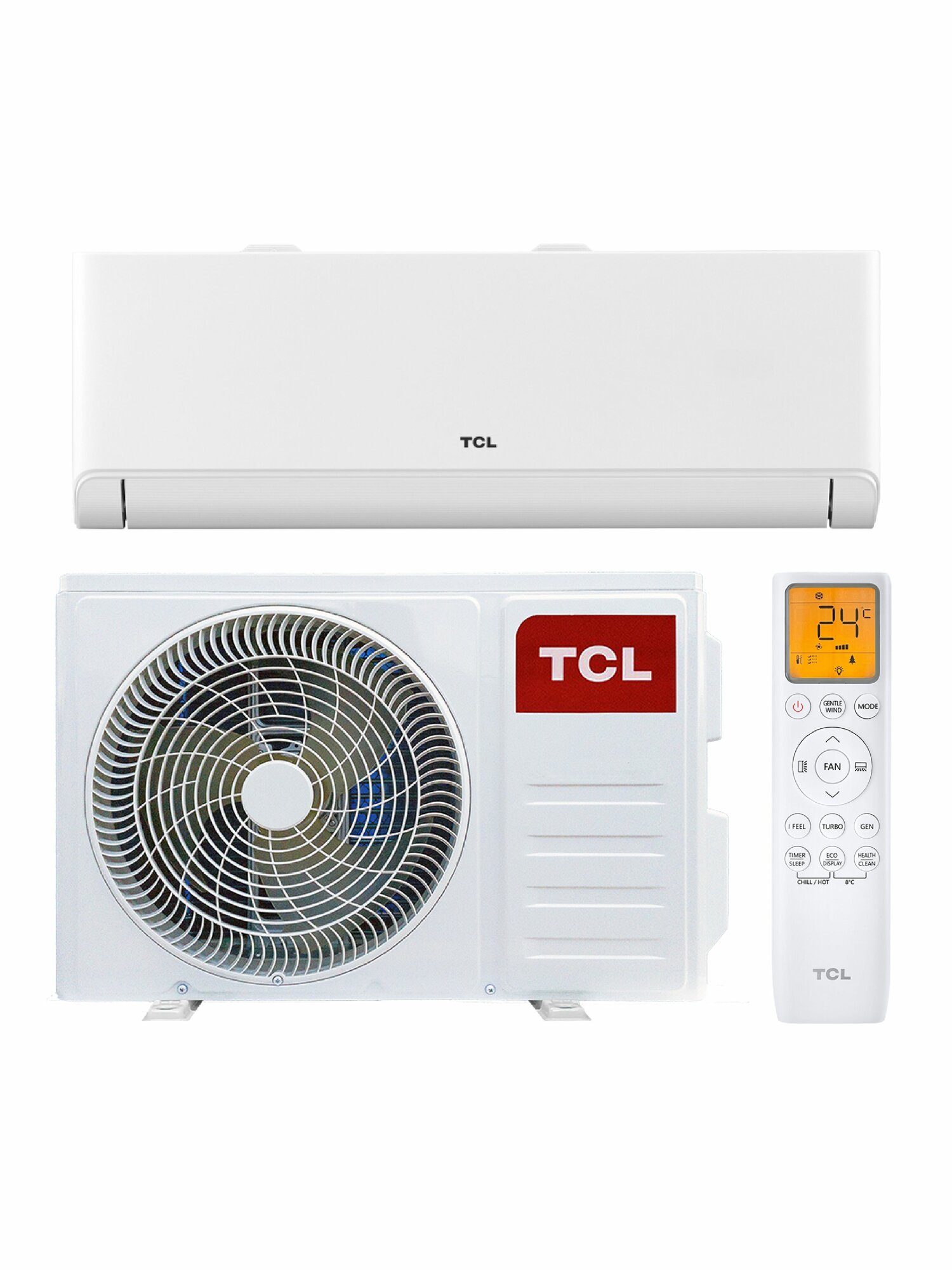 Кондиционер TCL Breeze TAC-BR09ONF, инверторный, площадь 21-30м², 9 BTU, белый