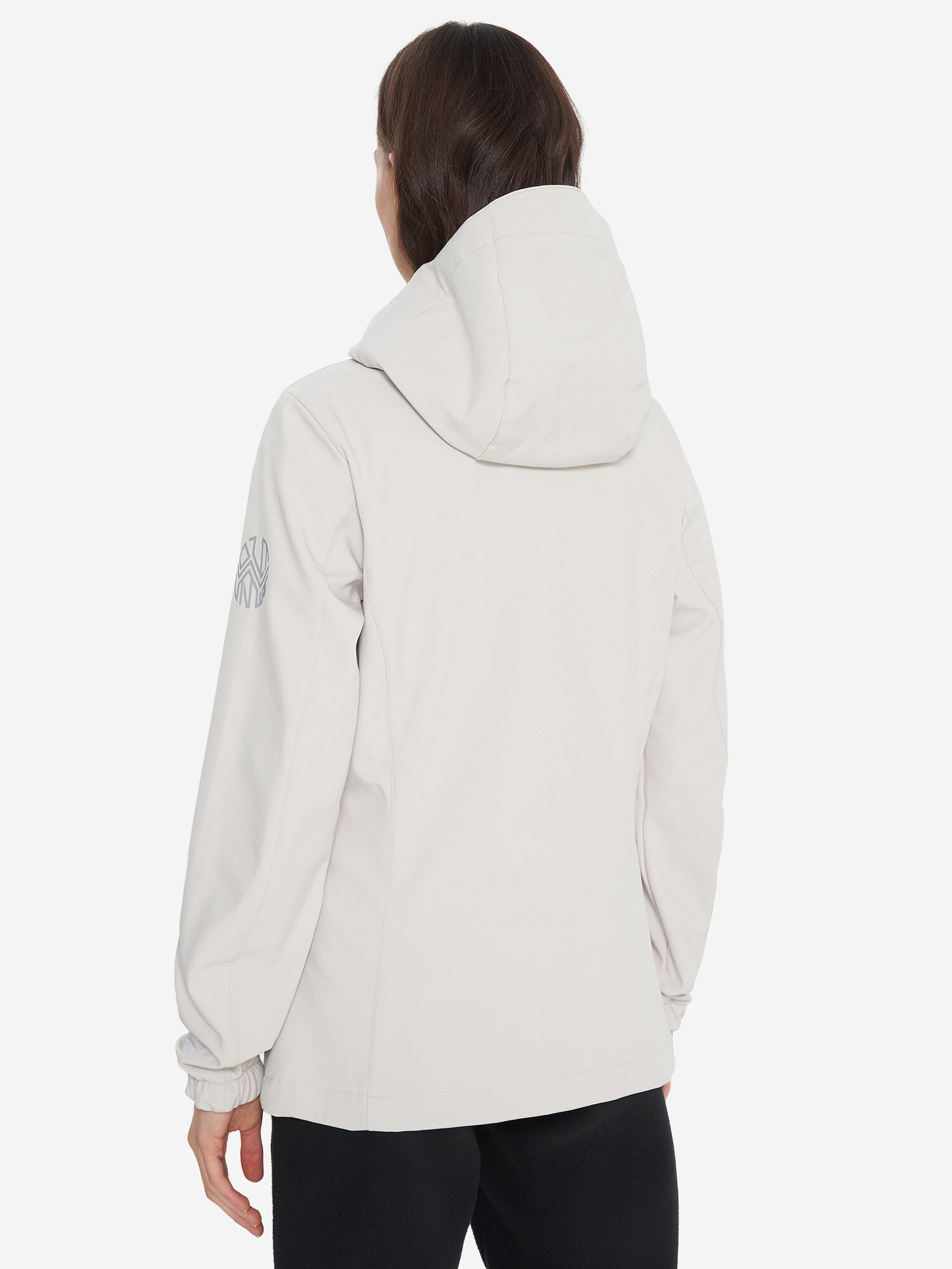 Куртка спортивная OUTVENTURE Women's Softshell Jacket размер 50-52 светло-серый