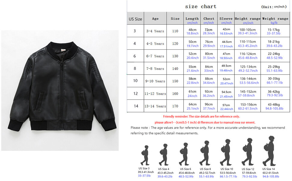 Куртка кожаная, размер 170, черный — фото 1