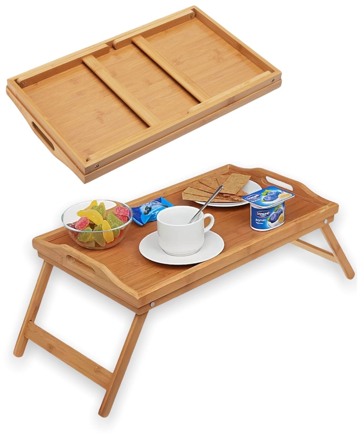 Складной стол / Поднос для кровати /  для завтрака в постель .