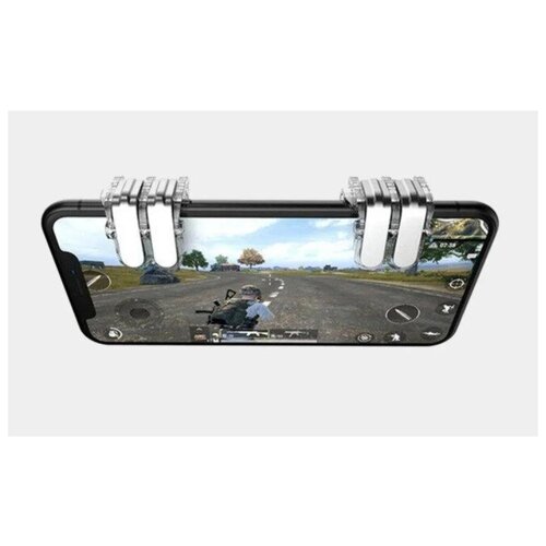 Джойстик - триггеры для смартфона геймпад для телефона R1L1 W6 игровые для шутеров PUBG Fortnite COD курковые механические 35000₽