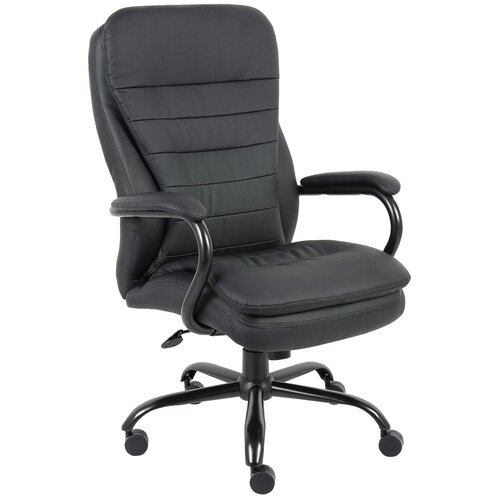 фото Компьютерное кресло brabix heavy duty hd-001 для руководителя, обивка: искусственная кожа, цвет: черный