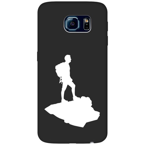 Матовый чехол Trekking W для Samsung Galaxy S6 / Самсунг С6 с 3D эффектом черный матовый чехол trekking w для samsung galaxy s6 самсунг с6 с 3d эффектом черный