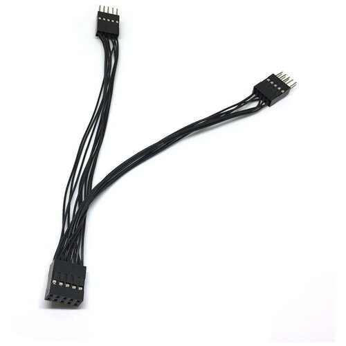 adapter for usb 2 0 motherboard idc 10pin 9pin female to usb 3 0 20pin 19pin male 10 cm Espada e9pfto29pm Переходник с материнской платы idc 10pin female to 2 x idc 10pin male