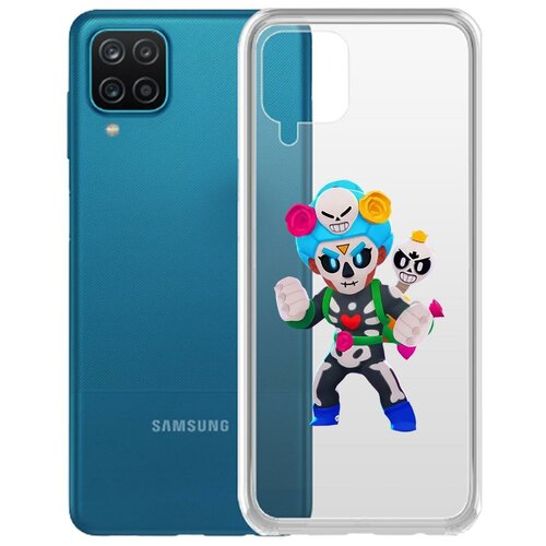фото Чехол-накладка clear case brawl stars-хэллоуинская роза для samsung galaxy a12 (a125) krutoff group