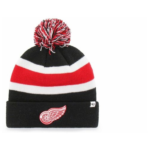 фото Шапка 47brand breakaway cuff knit detroit red wings(черный-логотип) '47 brand