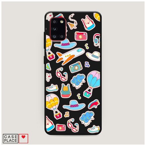 фото Чехол силиконовый матовый samsung galaxy a31 круговорот путешествий 2 case place