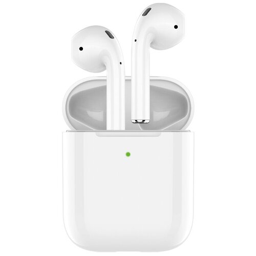 Беспроводные наушники Deppa с микрофоном Air Light TWS BT 51 250 мАч QI белый44165 258900₽