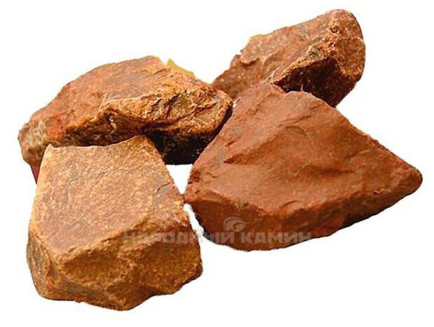 Камень для бани обвалованный Яшма (срок службы 4 года, ведро, 10 кг)
