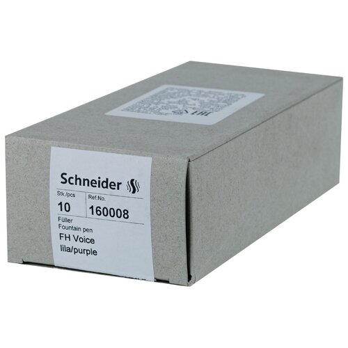 фото Schneider набор перьевых ручек voice, 0.42 мм, 10 шт, 160008, cиний цвет чернил