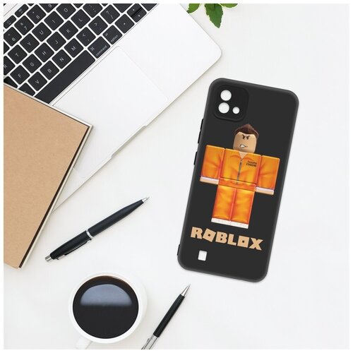 Чехол-накладка Krutoff Soft Case Roblox-Заключенный для Realme C11 (2021) черный