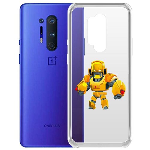 фото Чехол-накладка clear case brawl stars-бо золотой меха для oneplus 8 pro krutoff group