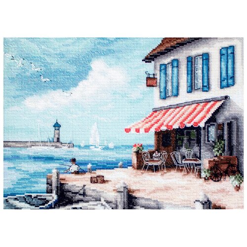 фото Leti908 набор для вышивания letistitch 'морской порт' 26*22см