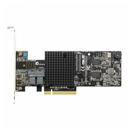 Адаптер ASUS PIKE II 3108-8I/16PD/2G,8 ports,LSI SAS 3108,RAID 0/RAID 1/RAID 10/RAID 5/RAID 6/RAID 50/RAID 60,upto 12GB/S