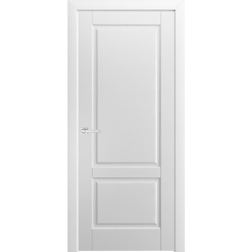 Межкомнатная дверь Арсенал Мальта 2 эмаль белая комплект межкомнатная дверь классик белая эмаль 80х200 см