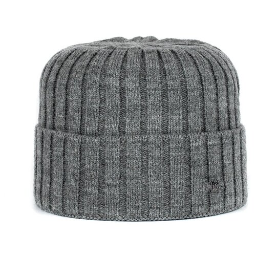 фото Шапка бини ferz, размер 56-58, серый