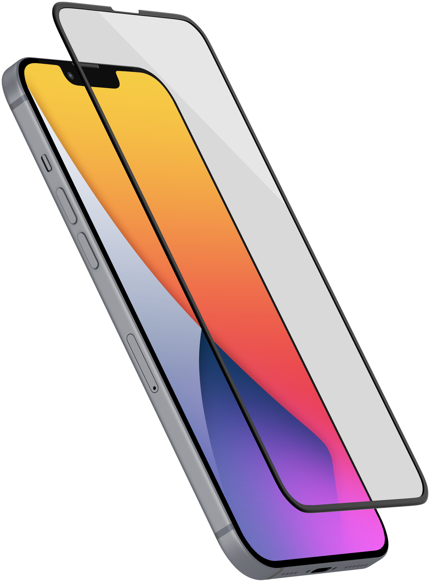 Защитное стекло для экрана UBEAR Extreme 3D для Apple iPhone 13 mini 60 х 128 мм, 1 шт, черный [gl121bl03a3d54-i21] - фото №2