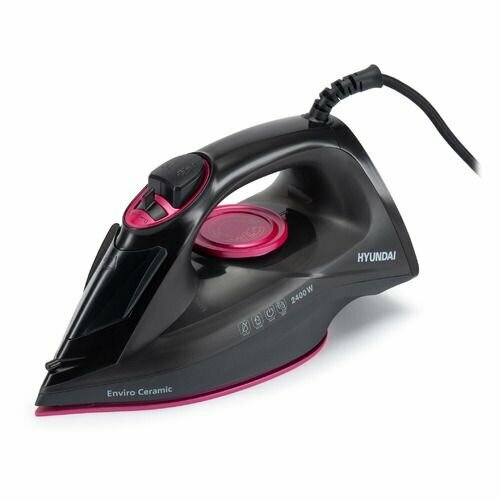 Утюг Hyundai H-SI01559 2400Вт черныйрозовый 240000₽