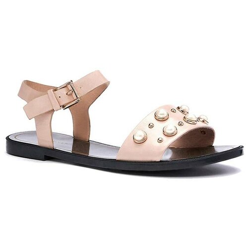 фото Vitacci 139357 босоножки женские бежевый, натуральная кожа