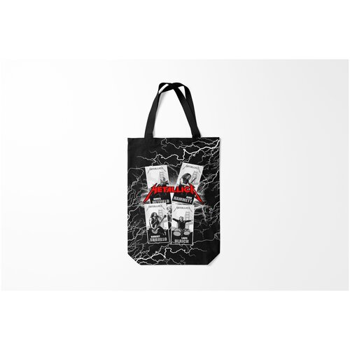 фото Сумка-шоппер / 31х42 см / рок / metallica burnettie