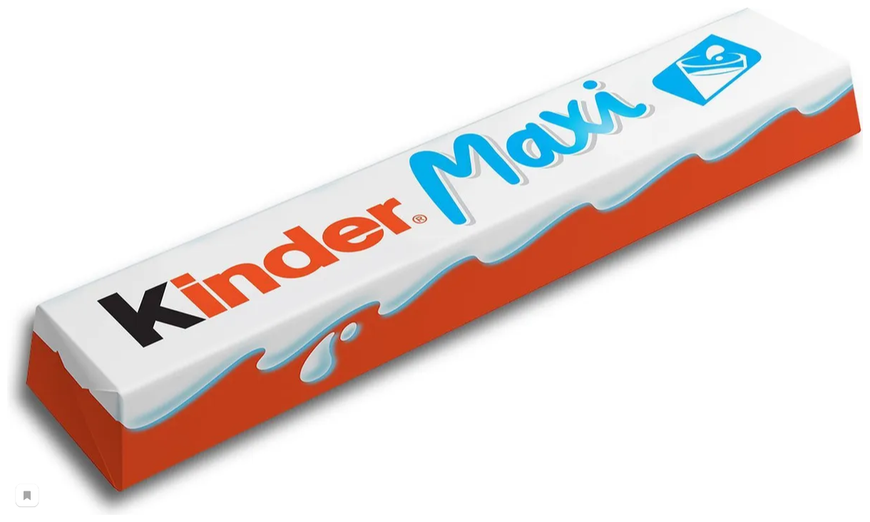 Kinder Maxi шоколад 21 г х 36 шт - фотография № 2
