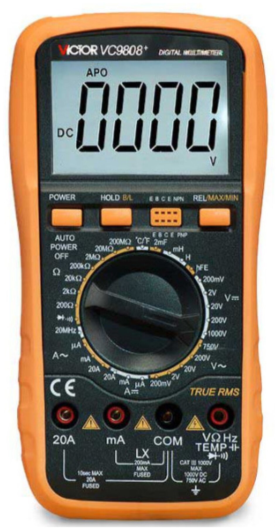 Мультиметр [multimeter] Victor VC9808+