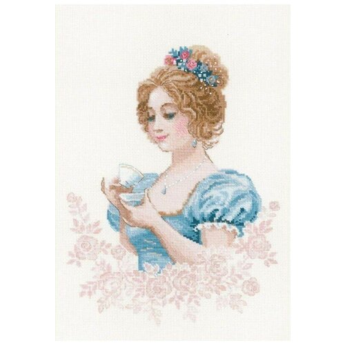 фото Набор для вышивания риолис "чайный клуб", 21x30см