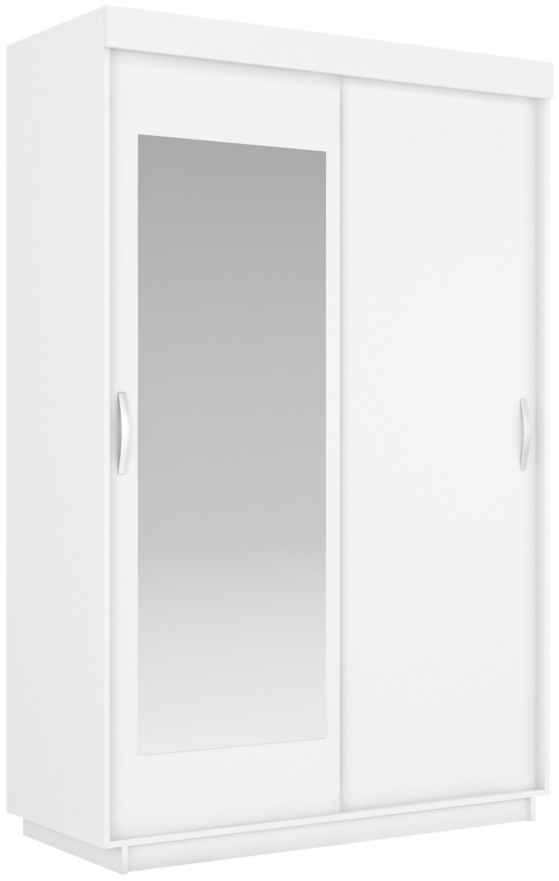 Шкаф-купе лайт 2-х дверный, 120х59,5х212, белый - фотография № 2