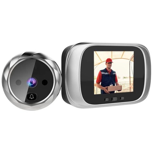 Видеоглазок для входной двери SAFEBURG EYE-3S для дома, дверная камера видеонаблюдения глазок, система безопасности видеонаблюдения ночного видения