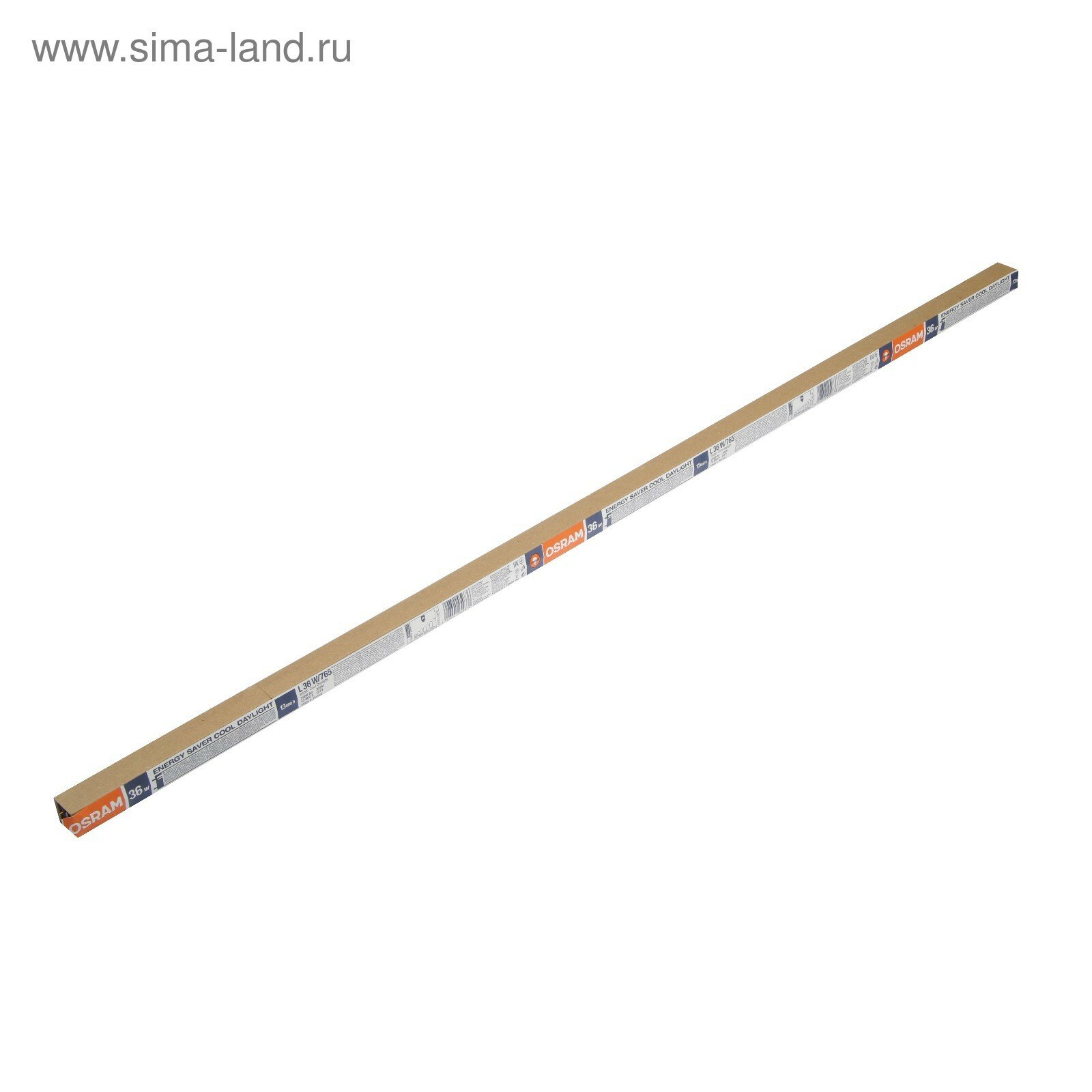 Лампа люминесцентная Osram L 36W/765, G13, 36 Вт, 6500 К, 1200 мм