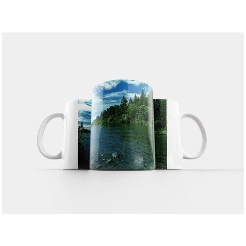 фото Кружка "лист, листовки, пальма" 320 мл lotsprints