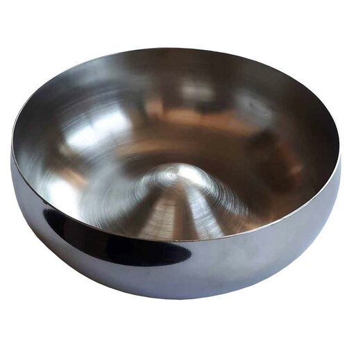 Миска металлическая с выпуклым дном на резинке Летающая тарелка, Dogman (товары для животных, 1 л)