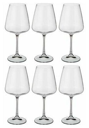 Набор бокалов для вина naomi/corvus 450 мл Crystalite (119644)