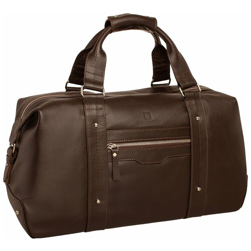 фото Коричневая дорожная сумка из кожи blackwood netherwood brown