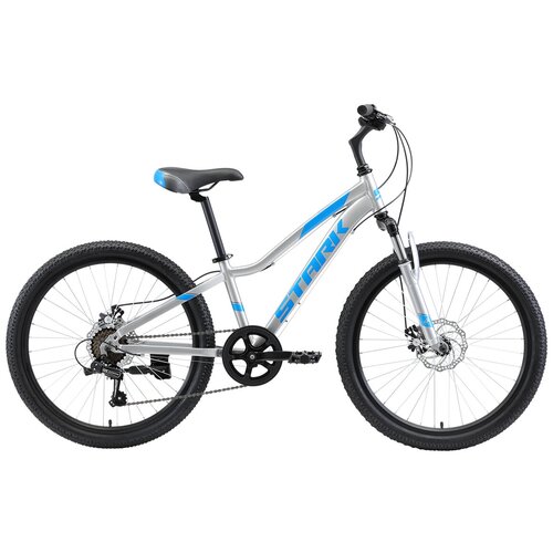 Подростковый велосипед Stark Rocket 242 D 2021 24 Серебристо-голубо-серый 2603700₽