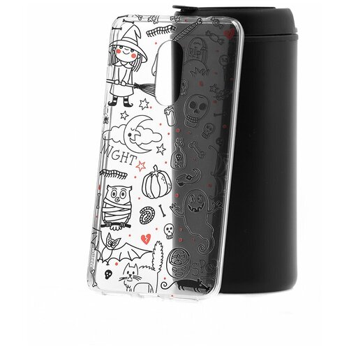 фото Чехол на xiaomi redmi note 4/4 pro kruche print хэллоуин кruче