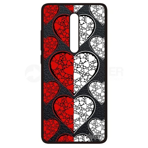 фото Противоударный чехол на телефон // xiaomi redmi k20 // "флаг польши с сердцем" любовь государственный, utaupia, цветной