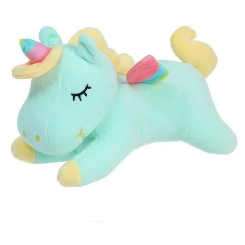 LIGHT STUFF Бирюзовый единорог мягкая игрушка Голубой