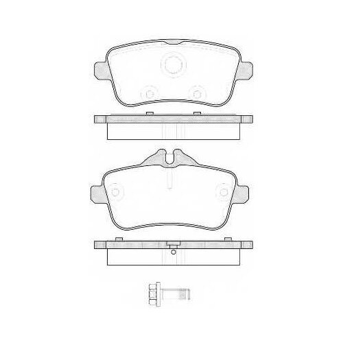 1503 00_колодки дисковые задние!\ MB W166/R172 ML250-ML500 2.5-5.2/3.5CDI 11>